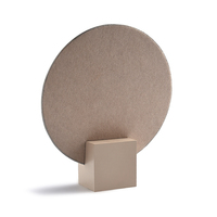 Miroir de table de maquillage rond cosmétique debout libre de taille de logo personnalisé avec support
