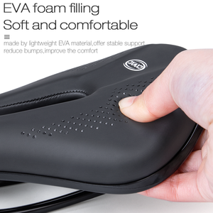 Sella per Mountain Bike <span class=keywords><strong>MTB</strong></span> in Morbida Pelle PU Sella Bici Impermeabile e Antiscivolo per Ciclismo - Product Image 5