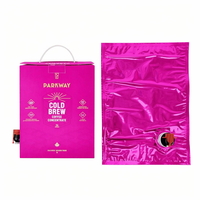 Distributeur vertical de sacs aseptiques BIB en plastique personnalisés de 5L, 10L, 20L pour eau, huile, sirop, jus, liquides avec valve à huile