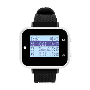 Système d'appel sans fil CATEL avec émetteur longue portée et <span class=keywords><strong>antenne</strong></span>, récepteur-montre-horloge pour restaurant de restauration rapide - Product Image 5