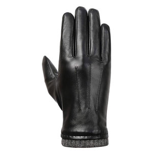 Full Finger Leather <b>Gloves</b> <b>Touchscreen</b> & Needle Detection Eco-Friendly Winter Sports Casual Use Breathable Wrist Length - Product Image 4