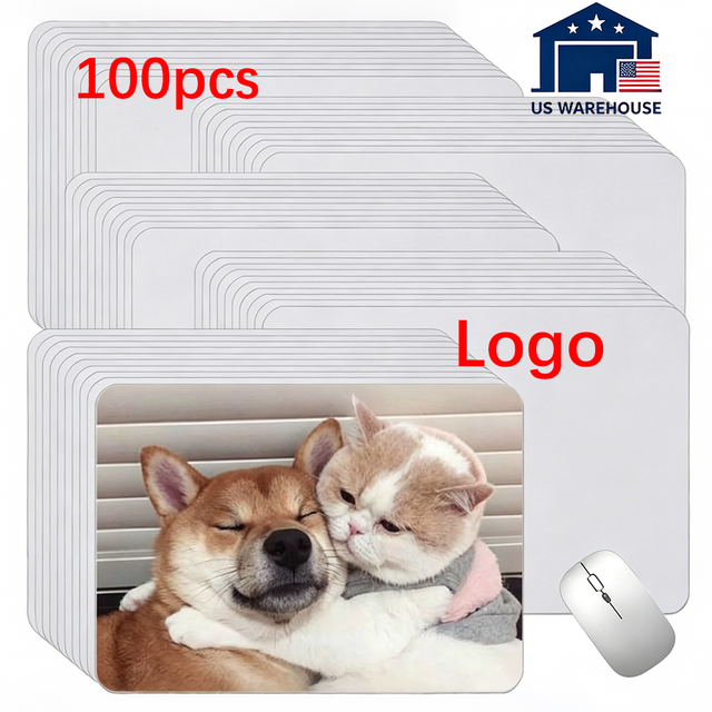 Custom Mouse Pad for Sublimation Blank Logo Mouse Pad Gaming for Desk Wholesale Sublimation Computer Mouse Pad 7.87in*9.45in