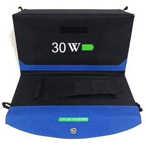 Panel Solar Portátil <span class=keywords><strong>Sunpower</strong></span> de 30w 20w, Placa Solar de 5v, Cargador Solar Inteligente de 12V para Teléfono Móvil o Automóvil - Product Image 4