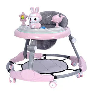 Andador de bebé multifuncional al por mayor con música/ruedas giratorias Andador de bebé para Bebé/ruedas de Andador de bebé