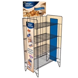 5 Legt Metalen Draad Mand Snoep Aardappel Chip Rack Snacks Display Stand Voor Markt - Product Image 3