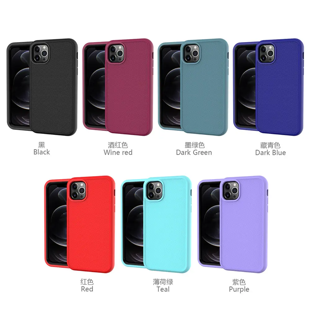 latest 2 in1 heavy duty shock proof bumper phone case sports phone cases for iphone 7 8 plus x xr xs max 11 12 13 pro max case