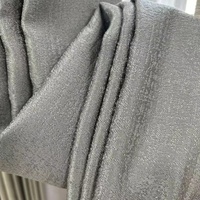 Tissu et matériaux de rideaux occultants, réduisant le bruit, en lin texturé, design jacquard