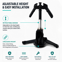 Pylône de ski rétractable Sea-Doo d'origine, accessoire marin authentique pour jet ski, sports nautiques, wakeboard