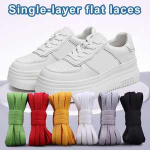 Tùy chỉnh xoắn Polyester dây dây phổ biến chống trượt phai pilling bông móc cho nhiều phong cách Sneakers trong màu sắc khác nhau - Product Image 2