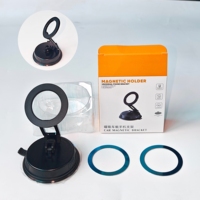 Support magnétique pour téléphone de voiture à prix compétitif, fixation par ventouse, support de téléphone portable à 360 degrés, étanche, pour écrans de voiture