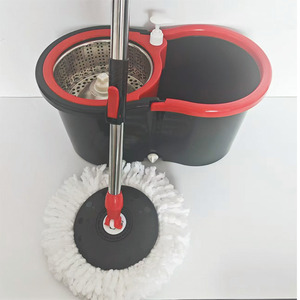 Giá Tốt Nhà Làm Sạch Lau Kính Thiên Văn Thanh Xử Lý Sợi Nhỏ Phẳng Lau Quay 360 Lau Và Xô Thiết Lập - Product Image 2