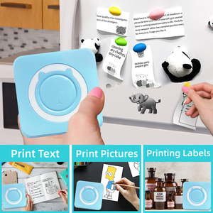 Mesin Pembuat Label Saku Murah Mini Printer Thermal 203dpi Font Praktis Cetak Foto Memorandum Soal Salah C15 Portabel - Product Image 3
