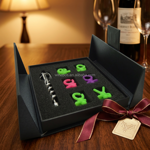 Set de regalo de vino para promoción, set de abridor de vino clásico, regalos promocionales corporativos, elegante empaque de regalo para vino - Product Image 2
