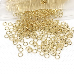 Anillos de Salto Finos de Oro de 18k (Au750) para Fabricación de Joyería, Accesorios para Bisutería - Product Image 1