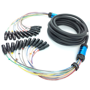 Câble <span class=keywords><strong>QAN</strong></span> 12 canaux Câble de signal multicœur coloré en PVC Amplificateur de mélangeur Câble serpent pour la transmission de signal multicanal - Product Image 4