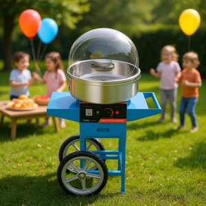 Máquina de Algodón de Azúcar Vevor de 1000W con Recipiente de Acero Inoxidable de 10-18L para Uso Doméstico, Fiestas Infantiles y Comercial - Product Image 2