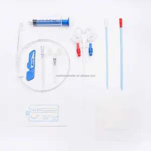 Medical disposable consumable hemodialysis catheter set blood dialyzer kit multiple Lumen haemodialysis center
