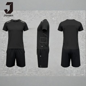 Jorsen 2026 <span class=keywords><strong>T</strong></span>-<span class=keywords><strong>shirt</strong></span> e pantaloncini da <span class=keywords><strong>palestra</strong></span> da <span class=keywords><strong>uomo</strong></span> di alta qualità, ad asciugatura rapida, traspiranti, <span class=keywords><strong>per</strong></span> fitness, calcio, corsa e sport - Product Image 2