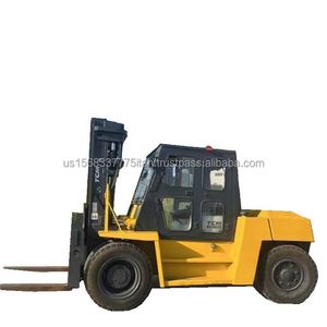 Montacargas TCM FD100 Usado, Capacidad de 10 Toneladas, Marca Japonesa para Komatsu, Motor Diésel, Maquinaria Usada Barata para Venta al por Menor - Product Image 1