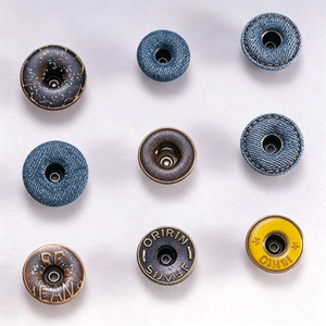 Custom Logo Personalized Brand Brass Zinc Alloy Metal Denim <b>Jeans</b> <b>Buttons</b> and Rivets - Product Image 6