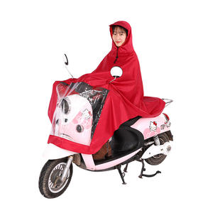Impermeable azul de cuerpo completo para scooter eléctrico, poncho para viajes al aire libre con visera transparente, ropa impermeable para motocicleta para adultos - Product Image 4