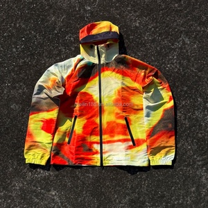 Vestes de créateur personnalisées de haute qualité, coupe-vent, imperméables, avec fermeture éclair, impression numérique intégrale, par un fabricant de vestes coupe-vent - Product Image 1