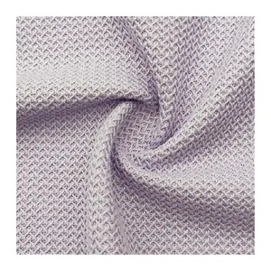 Venta directa de fábrica 100% poliéster 240GSM tejido liso Jaccquard imitación algodón Aita punto de cruz patrón tela para sofá