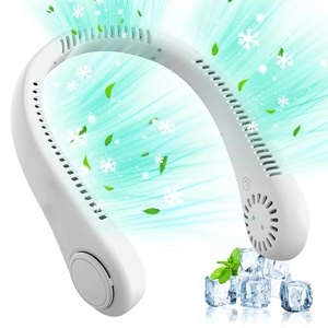 Wholesale 1pc Rechargeable Portable <b>Neck</b> <b>Fan</b> - <b>Bladeless</b> Personal for Outdoor Sports Hands-Free Cooling Solution - Product Image 1