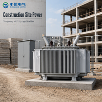 Transformateur triphasé immergé dans l'huile 630 kVA 10 kV/0,4 kV, régulation automatique de tension, faible perte