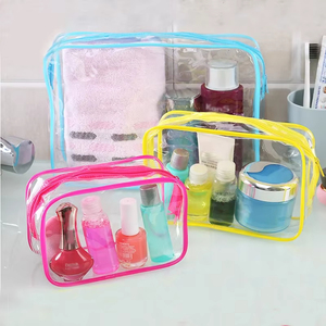 Transparante Pvc Eenvoudige Make-Up Tas Waterdichte Cosmetische Opbergkoffer Reisorganizer Zakje Voor Badtoiletartikelen En Waszak - Product Image 2