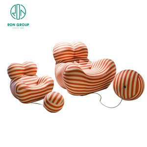 Sillón Individual Estilo Nórdico para el Hogar, Sofá Creativo de Ocio, Sillones para Sala de Estar, Balcón, Sofá Perezoso con Diseño de Hortensia - Product Image 4