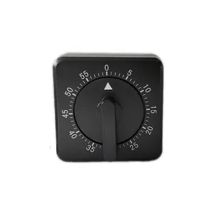 Factory Wholesale Square Shape Timer 60 Minutes Countdown Kitchen Timer Magnetic