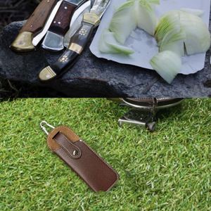 Étui de ceinture en cuir PU pour couteau pliant, pochette pour ceintures, housses de couteau, pochettes de rangement, support extérieur - Product Image 4