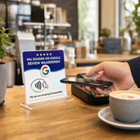 Carte NFC Google Review RFID 13,56 MHz, étanche, programmable, puce URL Tap pour les Pays-Bas