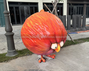 Compre una Adorable Estatua de Pájaro de Dibujos Animados, Modelo de Fibra de Vidrio, Decoración <span class=keywords><strong>para</strong></span> Parques Temáticos - Product Image 2