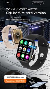 Reloj Inteligente con Tarjeta SIM 4G 5G de Alta Calidad y Bajo Precio en Oferta, Pantalla HD AMOLED, GPS, Frecuencia Cardíaca, Presión Arterial <span class=keywords><strong>para</strong></span> Asia, África y Europa - Product Image 2