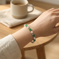 Bracelets en argent 925 polyvalents et tendance, perles naturelles, argent sterling, maillons, malachite, pierres précieuses, bracelet en perles d'eau douce, bijoux