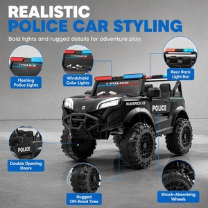Voiture électrique pour enfants 12V4.5AH 380*2, UTV à quatre roues avec suspension, prix compétitif, musique, voitures électriques pour enfants - Product Image 4