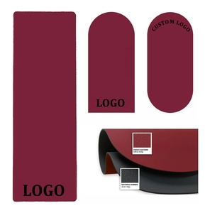 <span class=keywords><strong>Tapis</strong></span> de <span class=keywords><strong>yoga</strong></span> ovale bordeaux en caoutchouc naturel PU antidérapant, durable et écologique, amélioré pour une meilleure stabilité - Product Image 1