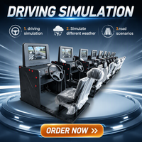 Simulateur de conduite automobile électrique pour les écoles de conduite - Entraînement pratique pour les 12 ans et plus