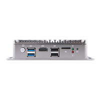 Harga Murah Win 10 11 Server tertanam Linux Router 4 Dual Lan X86 Intel Celeron J4125 J4105 industri tanpa kipas Pc Mini