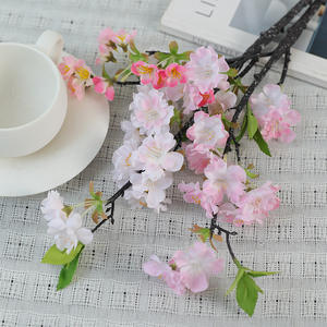 Rama de Flores de Cerezo Artificiales al por Mayor, Decoración para Bodas, Longitud Total 46 cm - Product Image 4