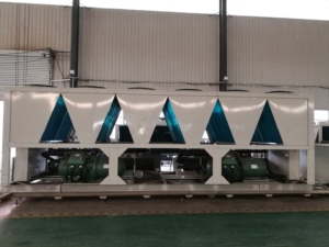 Refroidisseur d'eau à vis industriel de haute qualité pour CVC, refroidi par air, 180-1050 kW, climatiseur commercial avec moteur - Product Image 5