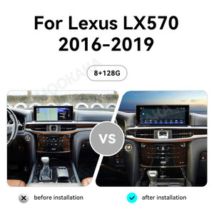 MOOKAKA CarPlay inalámbrico para Lexus <span class=keywords><strong>LX</strong></span> LX570 2016-2019 Mirror <span class=keywords><strong>Link</strong></span> Radio Car Play Android Auto Smart Carplay Box con DSP FM - Product Image 2