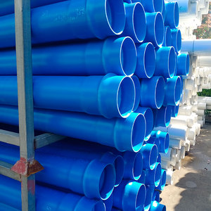 Vente d'usine fendue perforer PVCU HDPE tuyau de drainage tuyau de drainage français avec trou et extrémité de cloche - Product Image 6