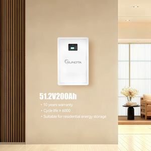 <span class=keywords><strong>Batterie</strong></span> de stockage tout-en-un Sundta LiFePO4 10 kWh 51,2 V avec BMS intelligent IP65, 200 Ah, 12 000 cycles profonds, communication CAN, solaire domestique - Product Image 1