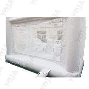 Bên thương mại cho thuê nhà nảy màu trắng với hố bóng đám cưới <span class=keywords><strong>Bouncer</strong></span> bơm hơi lâu đài trượt nước hồ bơi - Product Image 3