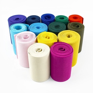 Meetee EB151 10 ซม.สีสองด้าน Webbing หนาอุปกรณ์เย็บผ้า DIY เข็มขัดนิรภัยกระเป๋ารองเท้าเสื้อผ้ายาง - Product Image 1