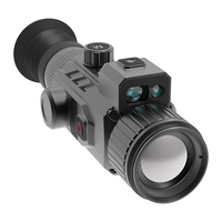 Lunette thermique 256x192 avec vision nocturne, imagerie infrarouge, grossissement 12x, 7 niveaux de luminosité et portée de 1800 m pour la chasse