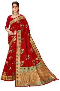 Vêtements en gros Sarees en soie d'art - Product Image 5